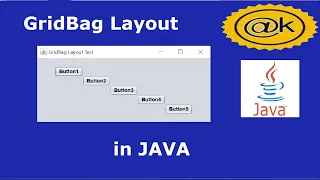 How to set grid bag layout in java