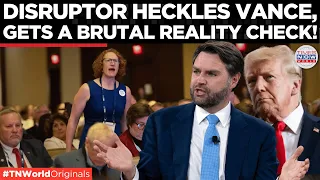 Watch: JD Vance Smacks Down Disruptor During Fiery Anti-Immigration Speech | Times Now World