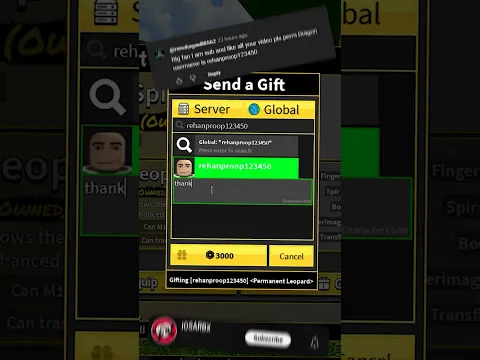 GIFTING PERM FRUITS 🎁 DAY 676767 #roblox #bloxfruits