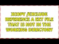 XCOPY exclude reference a ext file that is not in the working directory