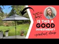 Amazon Finds - Solar Vented Patio Umbrella Heavy Duty