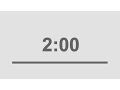 2 minutes 120 seconds countdown timer