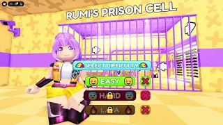 Rumi Prison Run Roblox Gameplay Walkthrough No Death 4K HD (FOR KIDS)