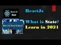 ReactJs Tutorial 4 What is state in React ReactJs State Easy Explanation State in React