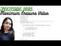Leetcode 1695 Maximum Erasure Value Erase a subarray containing unique elements Sliding Window
