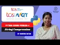 String Compression Program in Python TCS NQT Coding Question 4