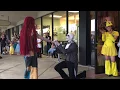 Jack Sally SURPRISE PROPOSAL The Nightmare Before Christmas Music Alley Performance