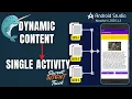 The SECRET Intent Trick Dynamic Text on a Single Activity Android Studio 2025