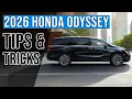 17 Hidden Tips Tricks Hacks on the 2026 Honda Odyssey