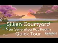 Genshin Impact v2 2 Silken Courtyard Quick Tour - New Realm
