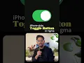 Interactive Toggle Button Switch in Figma Beginner Tutorial