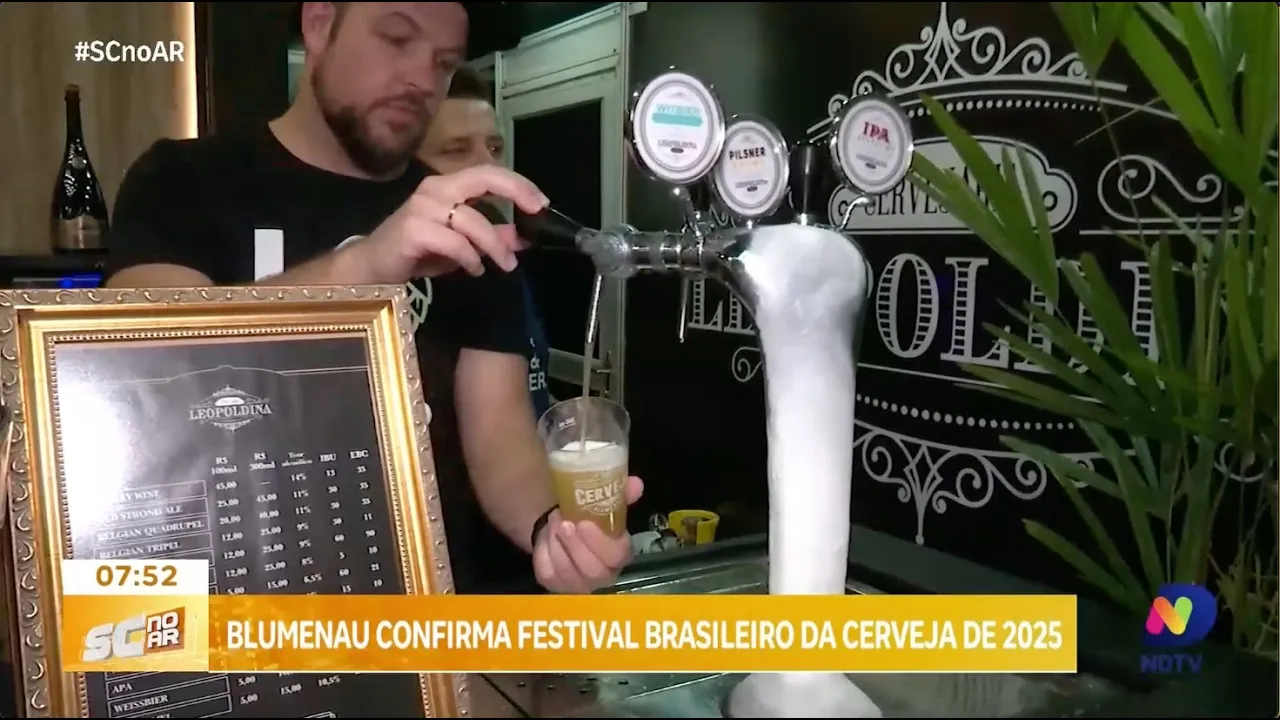 Blumenau confirma Festival Brasileiro da Cerveja de 2025
