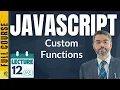 JavaScript Lecture-12 How to Create Function in JavaScript JavaScript Functions Tutorial
