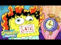 SpongeBob's Broken Alarm Clock ⏰ Full Scene \