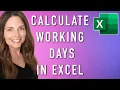 How to Calculate Working Days in Excel Exclude Weekends Holidays
