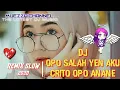 Lagu OPO AKU SALAH YEN AKU CRITO OPO ANANE🎶 | DJ Tatu Remix Slow Full Bass 🔊2020