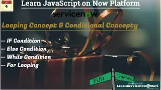 Day 4 Learn JavaScript on ServiceNow Platform ServiceNow Script Learn from Zero JavaScript