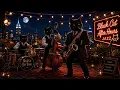 Black Cats Rooftop Jazz — Baritone Sax & Upright Bass | 3 Hour Midnight Noir BGM for Work & Sleep