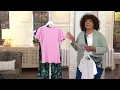 Studio Park x Terri Conn Flutter Sleeve Crew-Neck Knit Top on QVC