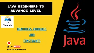 06 Identifiers Variables And Constants In Java Java Tutorials for Beginners