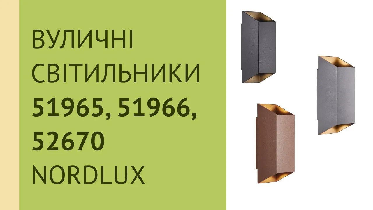 Світильник вуличний NORDLUX 51965 (2218221003)