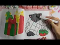 Coloring Cute Cat Wrapped in a Blanket Coloring Pages