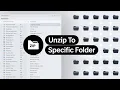 How to Extract a Zip File to a Specific Folder in GUIDE