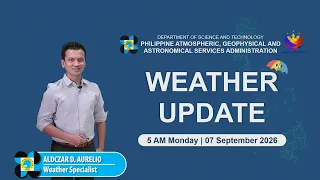 Public Weather Forecast issued at 5:00 AM | September 7, 2026 - Monday