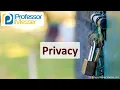 Privacy - CompTIA Security SY0-701