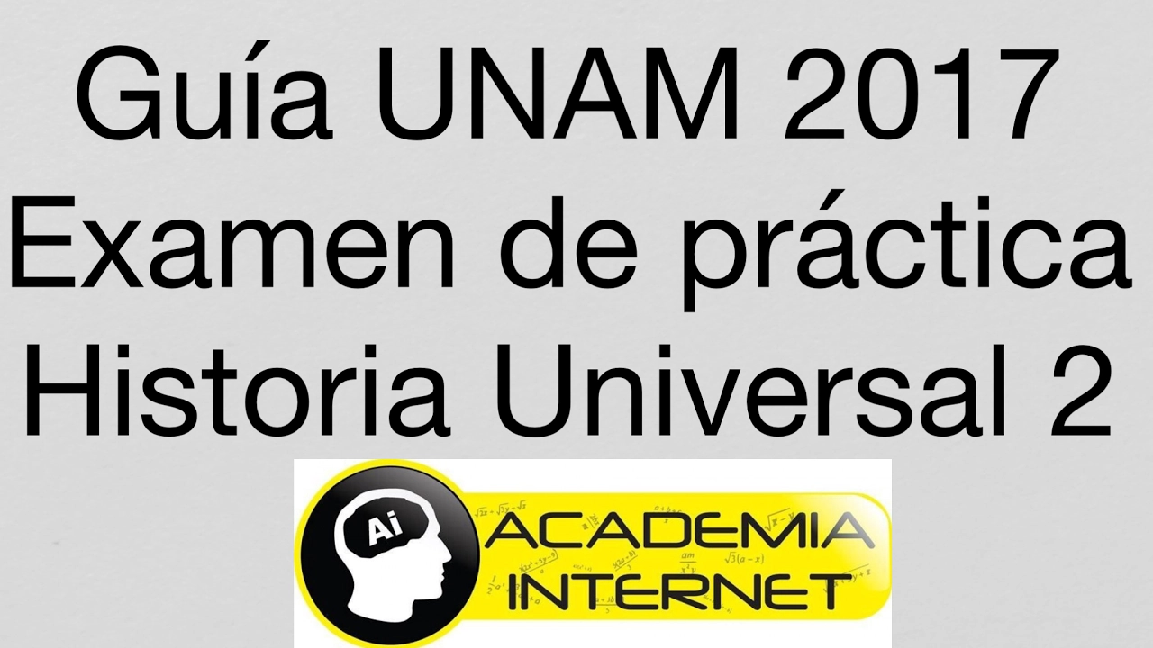Guía de Historia Universal  2017 ÁREA 2