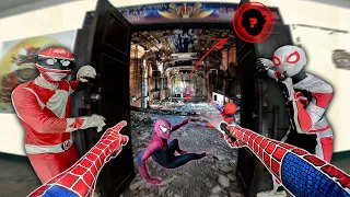 5 Spider-Man Bros Escape From The Security In Abandoned Company