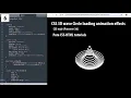 CSS 3D wave Circle loading animation effects Pure CSS-HTML tutorials Css style Preserve-3d
