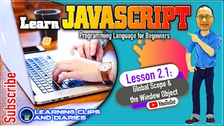 Learn JavaScript Lesson 2 1 Global Scope and the Window Object Programming for Beginners