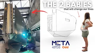 ⛵️Building our new 43ft Aluminum Exploration Sailboat!! Ep.344