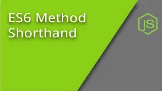 ES6 Method Shorthand