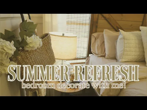 Download MP3 MASTER BEDROOM DECORATE WITH ME | Bedroom Summer Refresh, Brooklyn Bedding Mattress + More!