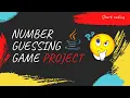 Number guessing game project Java project
