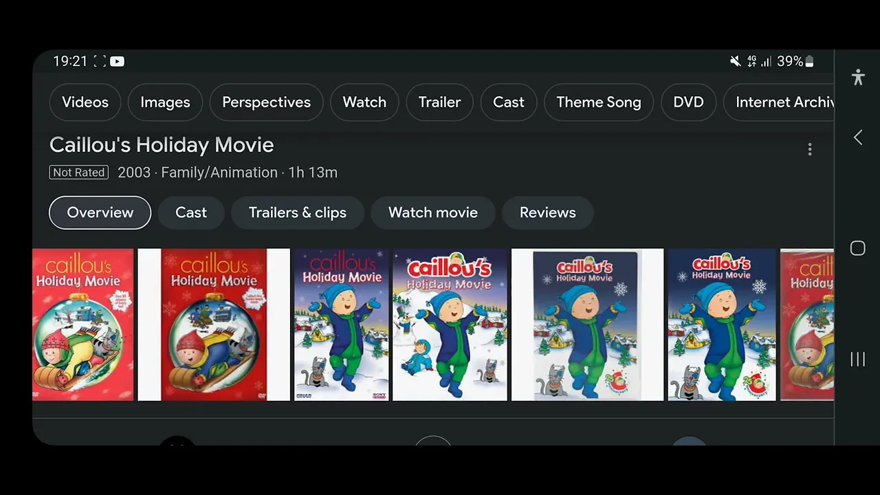 Happy 20th Anniversary to Caillou's Holiday Movie (2003) Happy 20th Anniversary to Caillou's Holiday Movie (2003)