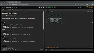 Maximum Subarray Problem Kadane s Algorithm Explained with Examples Leetcode 53