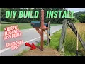 Build Install Elegant Sturdy Mailbox Post