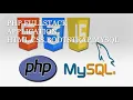 PHP FullStack Application MYSQL HTML CSS BOOTSTRAP