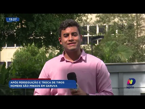 Após perseguição e troca de tiros homens são presos em Garuva