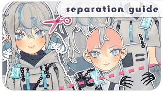 vtuber model separation guide techniques breakdown