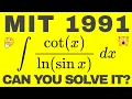 MIT Integration Bee 1991 Finals