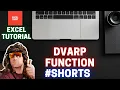 DVARP Function Microsoft Excel Tutorial