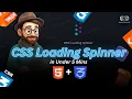 CSS Loading Animation Tutorial DNA Preloader using HTML CSS Canvas to Code