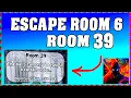ROOM 39 ESCAPE ROOM 6 Walkthrough by WreckItVerse English Roblox Code Codes