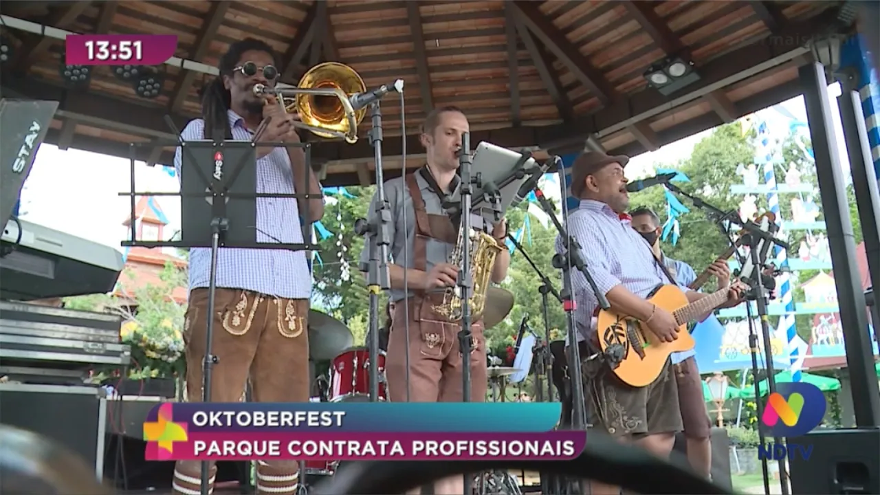 Oktoberfest, parque Beto Carrero contrata profissionais que estavam parado por causa da pandemia