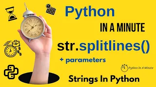 str splitlines keepends - Split Python Strings at Line Breaks