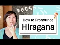 How to pronounce hiragana aiueo